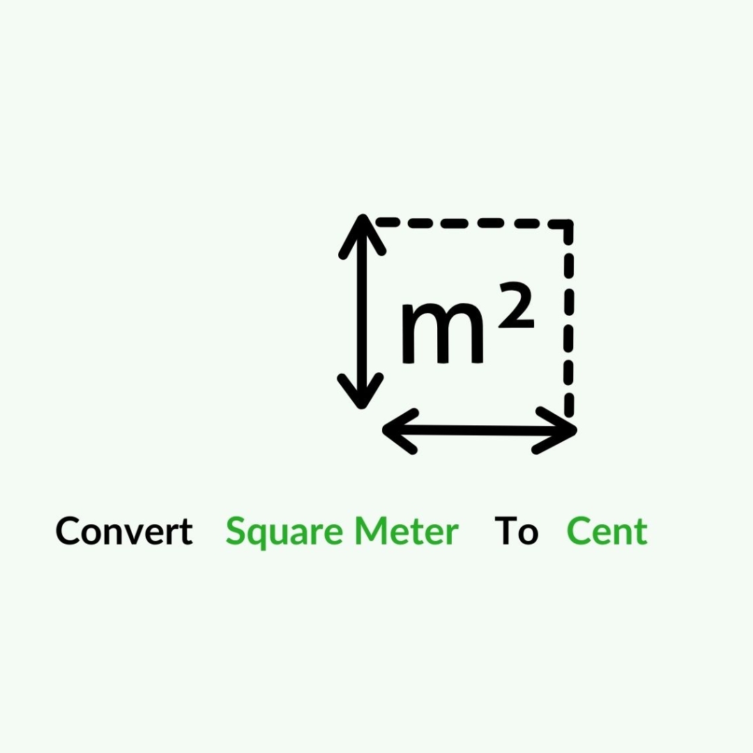 sqm to cent