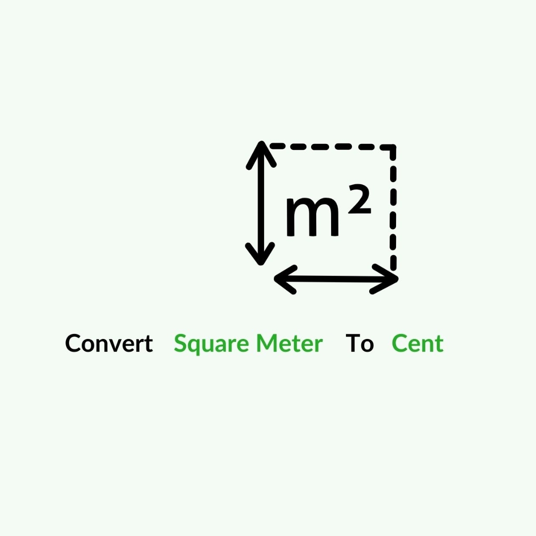 square meter to cent