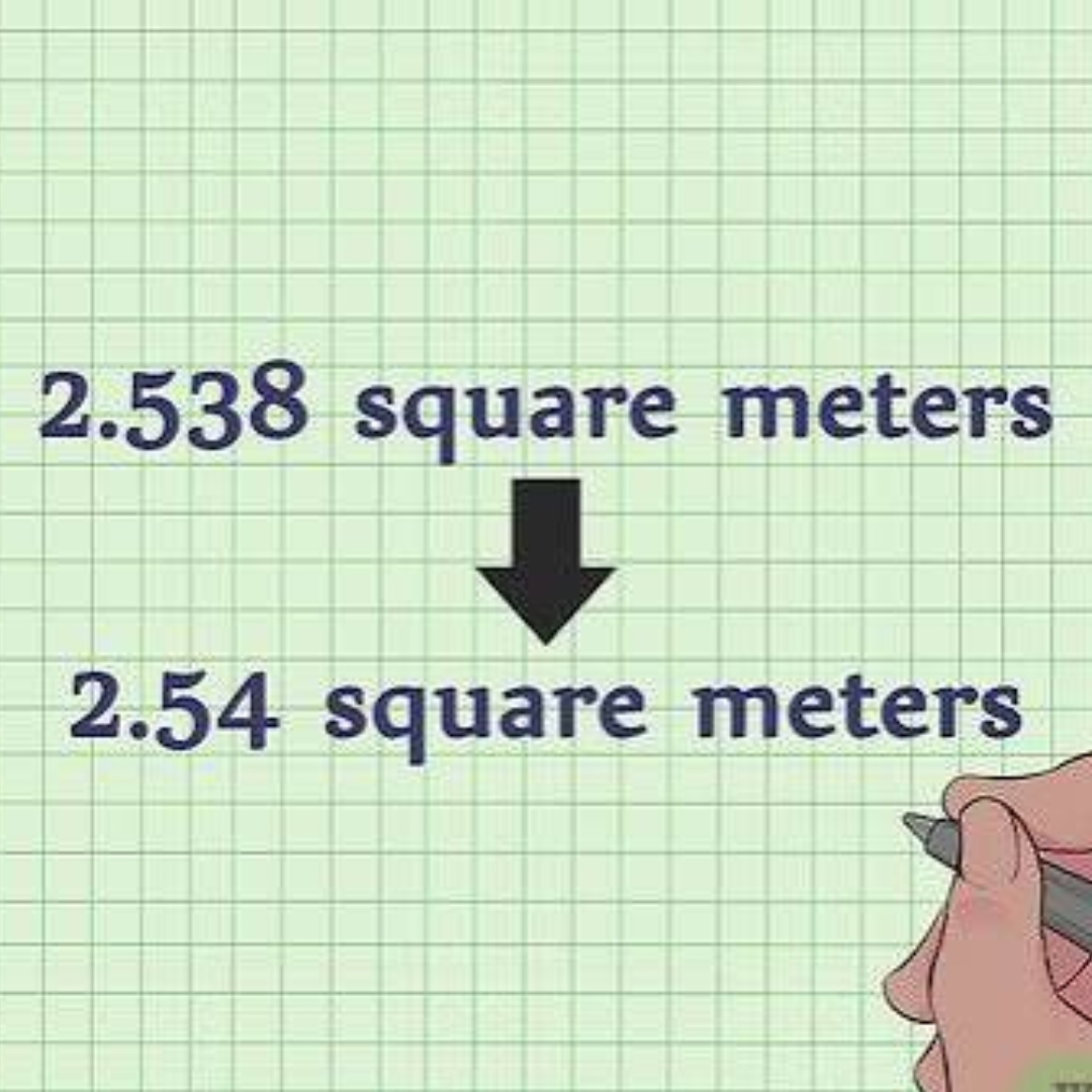 ground to square meter