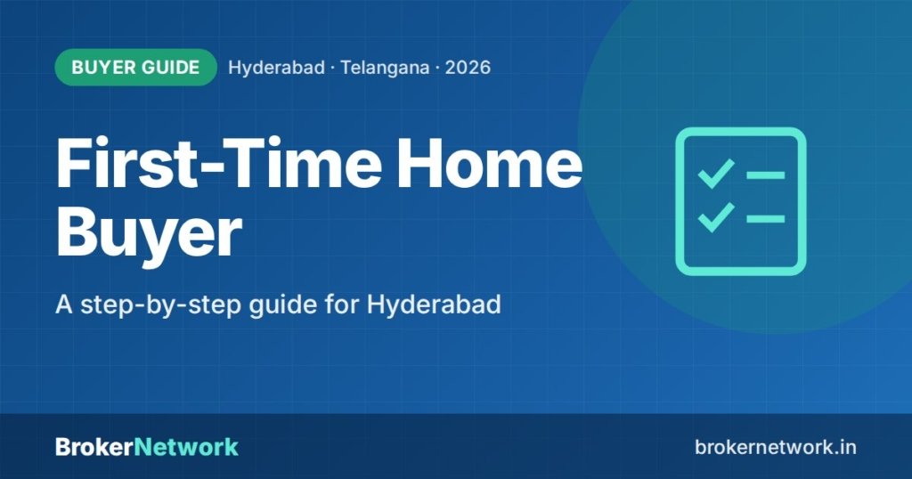 First-Time Home Buyer — A step-by-step guide for Hyderabad | Broker Network