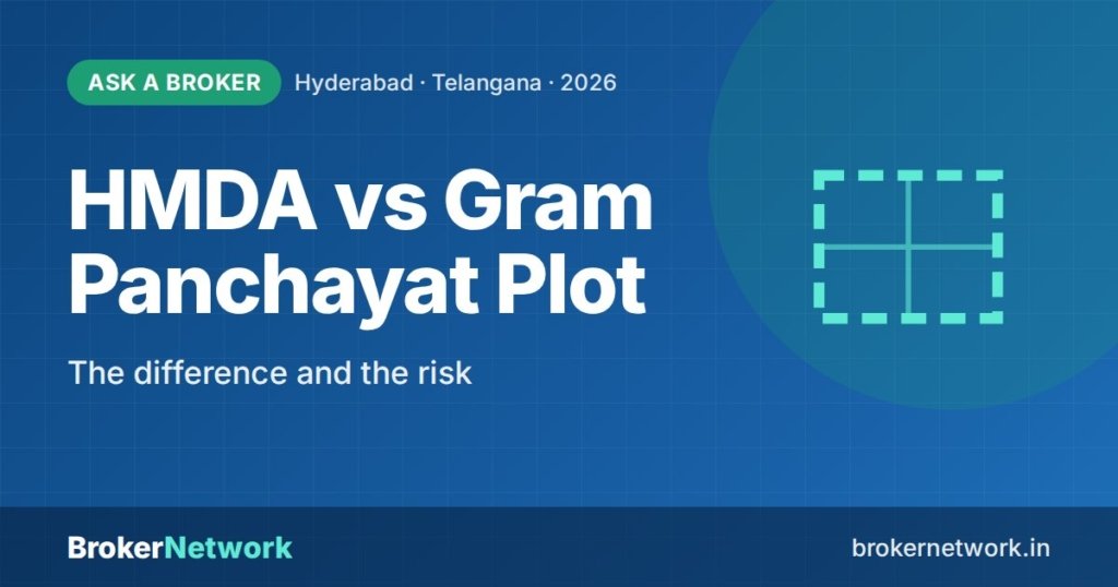 HMDA vs Gram Panchayat Plot — The difference and the risk | Broker Network