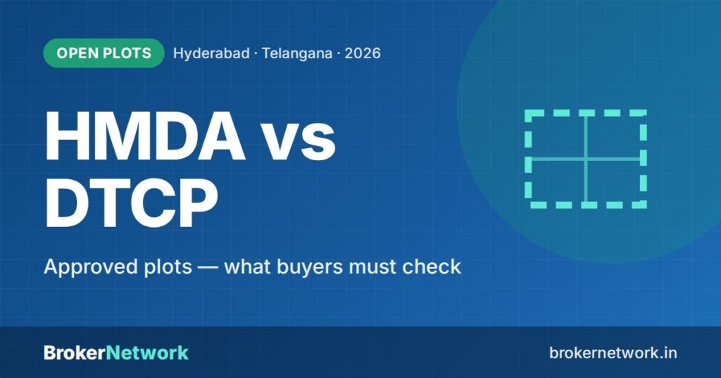 HMDA vs DTCP — Approved plots — what buyers must check | Broker Network