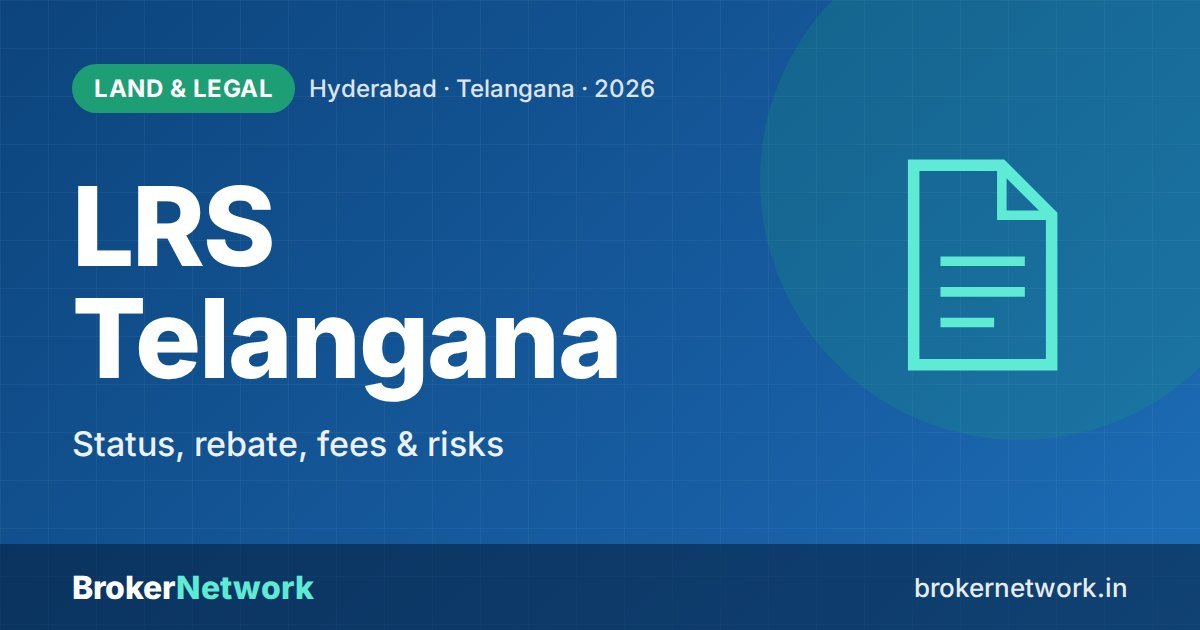 LRS Telangana — Status, rebate, fees & risks | Broker Network