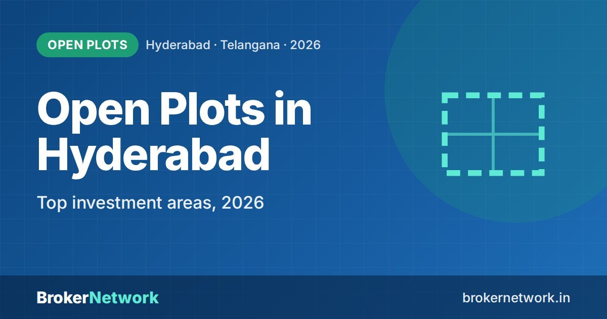 Open Plots in Hyderabad — Top investment areas, 2026 | Broker Network
